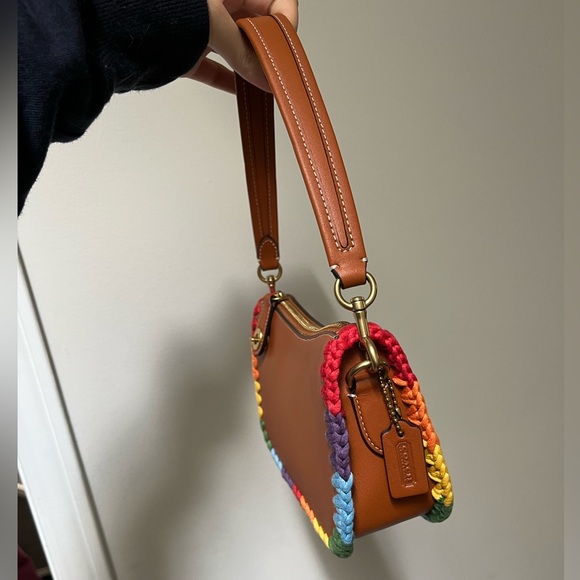 Coach Swinger 20 with Rainbow Crochet (LIMITED EDITION) - Picture 2 of 8